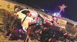 إصابات بالغة وانحشار مواطنين في تصادم مروّع على طريق النويصيب