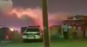 حريق هائل في سوق الحمام