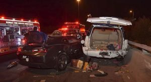 وفاة مواطن وإصابة خمسة أشخاص في حادث تصادم مروع على الرابع