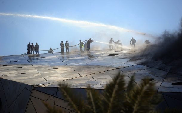 اسحق يطمئن: لا إصابات في حريق دار الأوبرا