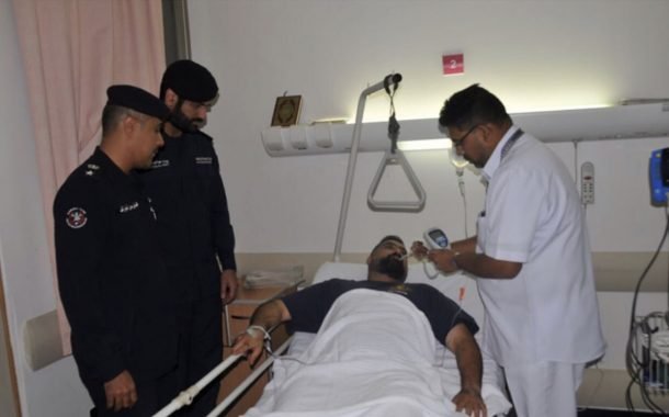 إصابة إطفائيين ومسعفين بعد سقوط مصعد