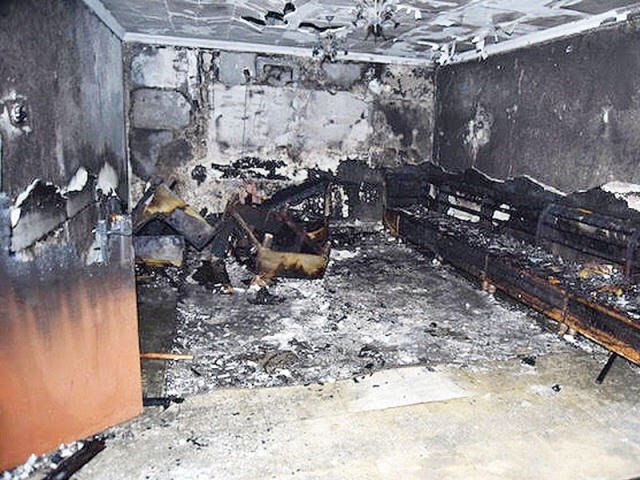 إصابة مواطنة مسنة و3 أطفال في حريق منزل بالرابية