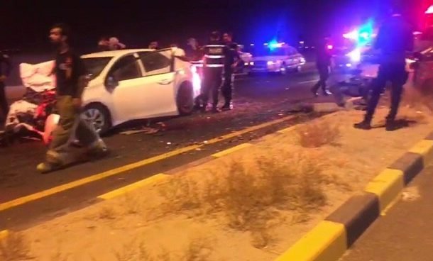 مصرع مصريين بتصادم على طريق المطار