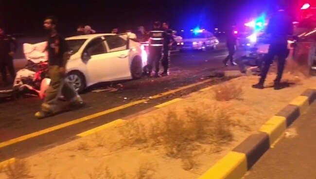 مصرع مصريين بتصادم على طريق المطار