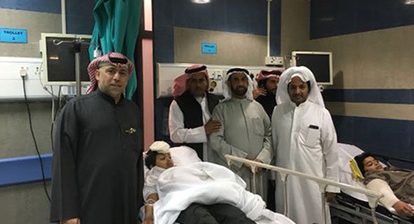 سقوط طلاب في مدرسة بصباح الاحمد ونقلهم بالاسعاف الجوي لمستشفى العدان