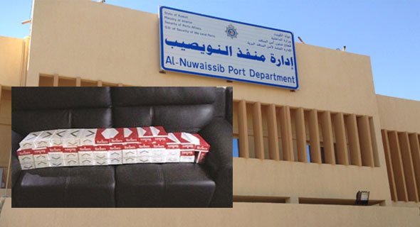 ضبط 5 أشخاص يهربون السجائر قرب «النويصيب» ومصادرة 56 «كرز»