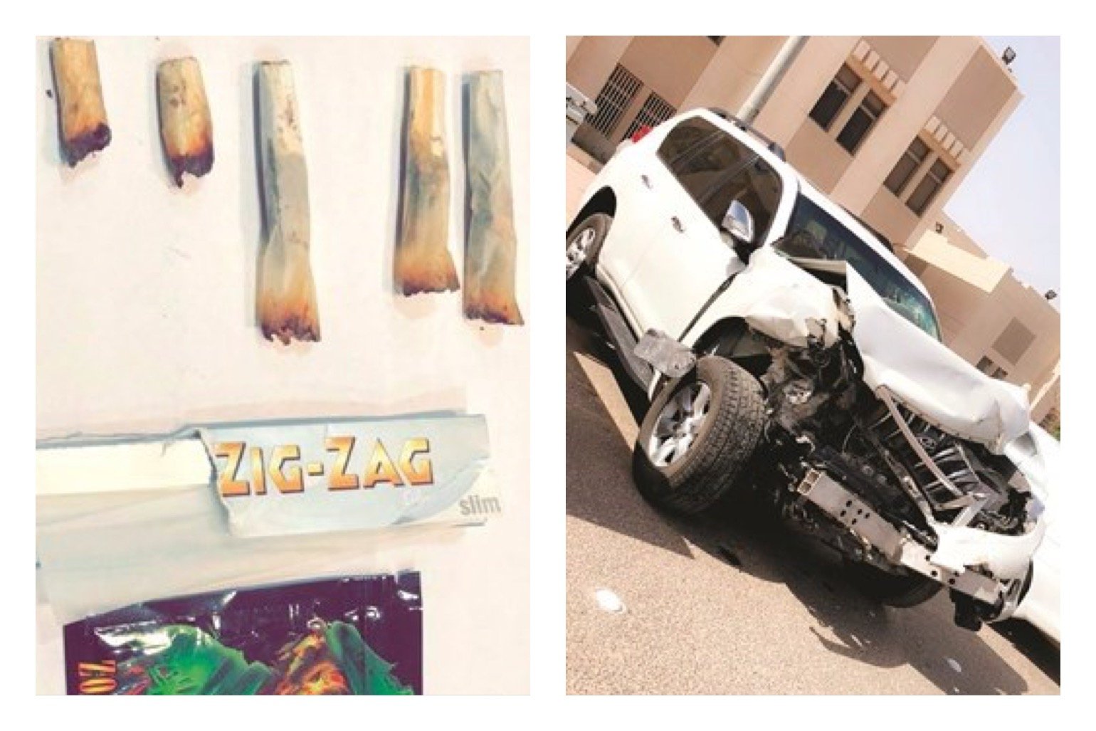 إتلاف 7 مركبات يكشف عن 5 سجائر مستعملة.. ومواجهة مواطن بالتهم