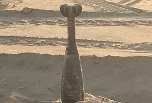 تأمين «قذيفة» وضعت بشكل غريب في بر المطلاع