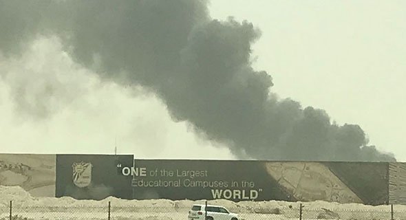 4 فرق إطفاء تكافح حريقاً في مزرعة بـ «عبدالله المبارك»