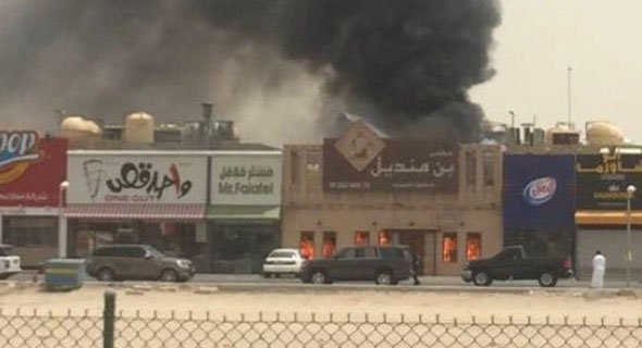 إحتراق «مطعم» في العارضية الصناعية