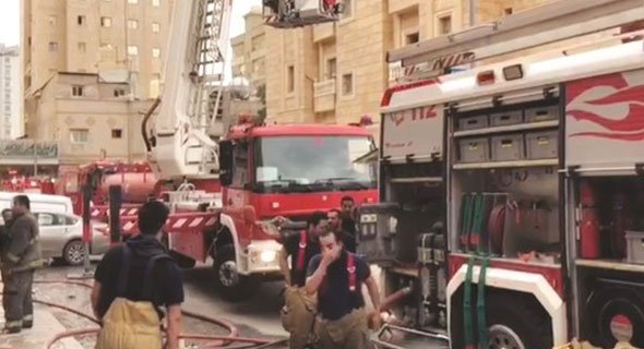 إنقاذ وافدين حاصرتهم ألسنة اللهب والدخان في خيطان