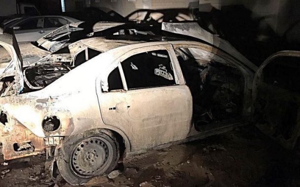 إخماد حريق 3 مركبات في جليب الشيوخ