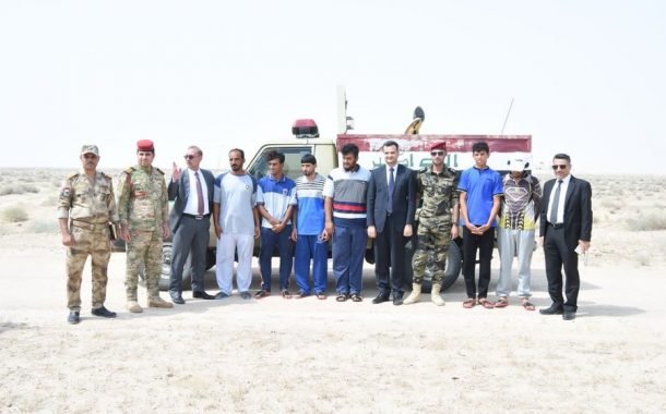 الداخلية: تسليم 6 صيادين للسلطات العراقية بعد محاولتهم دخول البلاد بطريقة غير مشروعة