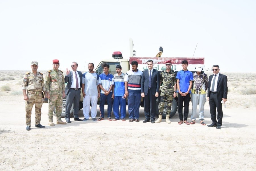 الداخلية: تسليم 6 صيادين للسلطات العراقية بعد محاولتهم دخول البلاد بطريقة غير مشروعة