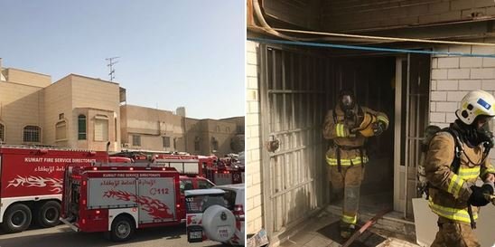 إنقاذ 3 أشخاص احتجزتهم النيران داخل منزل في الظهر