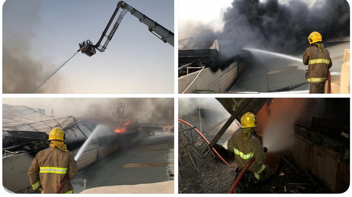 ‏السيطرة على حريق منجرة في «الشويخ الصناعية» دون إصابات