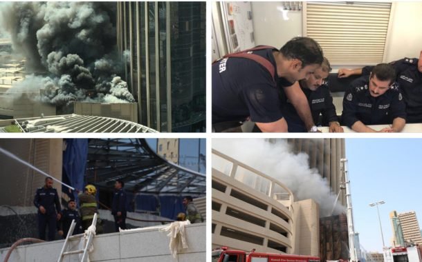 إختناق 6 عمال وإصابة إطفائي في حريق «شرق»