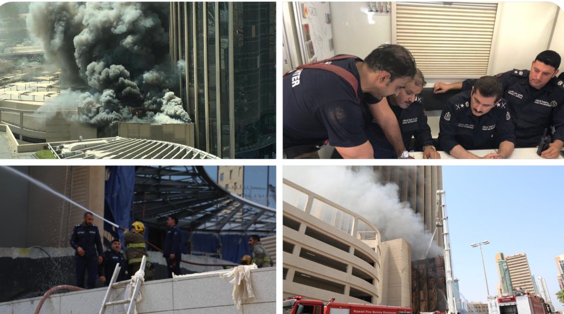 إختناق 6 عمال وإصابة إطفائي في حريق «شرق»