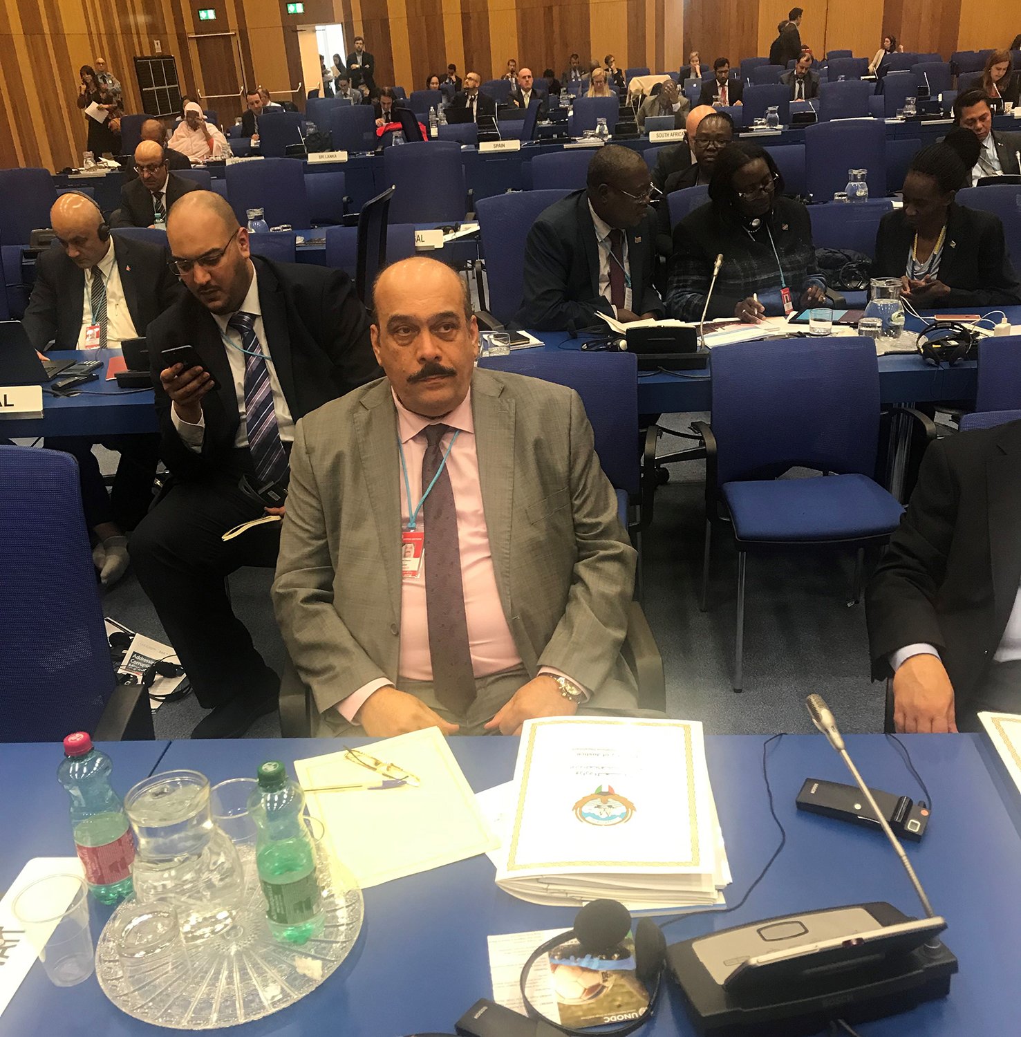 المستشار نصر آل هيد: تطوير نظم العدالة الجنائية الوطنية وتحديث التشريعات الوطنية وتدعميها حسب الاقتضاء