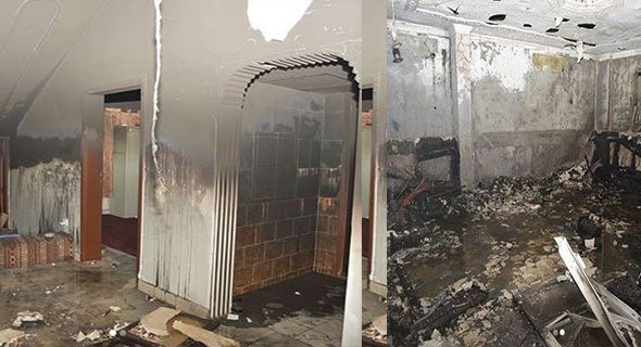 فرق الإطفاء تسيطر على حريق منزل بالرحاب من دون وقوع اصابات