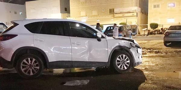 مطاردة تاجر مخدرات تصيب مواطنين بجروح وكسور في سلوى