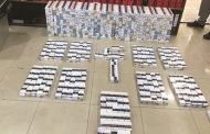 إحباط محاولتين لتهريب 2500 «كروز» سجائر وزجاجتي خمر وحشيش